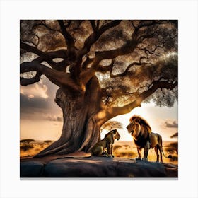 Lion King 37 Canvas Print