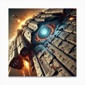 Fortified Hull Olympus Dreadnought Canvas Print