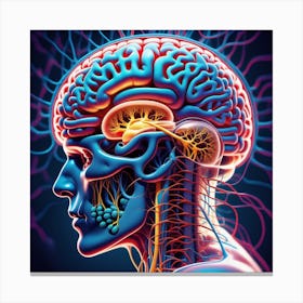 Human Brain 73 Canvas Print