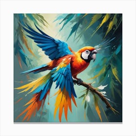 Bird Paradise Art Print 3 Canvas Print