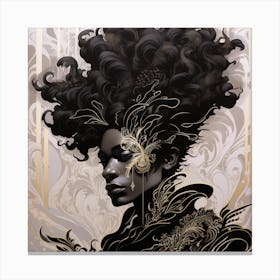 'Black Woman' Canvas Print