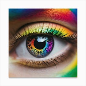 Rainbow Eye 9 Canvas Print