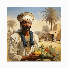 Egyptian Man Canvas Print