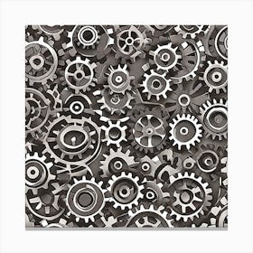 Cogs And Gears Canvas Print