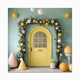 Yellow Door Canvas Print