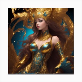 Golden Goddess #5 Canvas Print