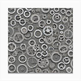 Cogs And Gears 1 Canvas Print