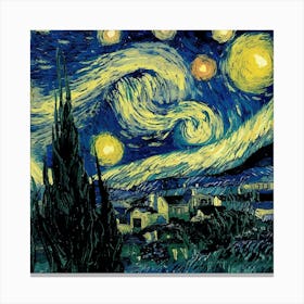 Starry Night 1 Canvas Print