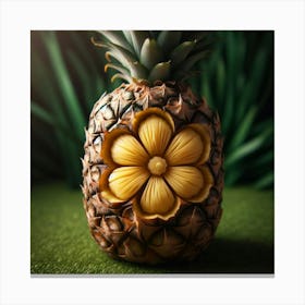 Pineapple Flower 2 Canvas Print