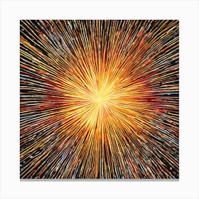 Burst Of Light Canvas Print