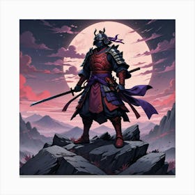 Samurai Art 8 Canvas Print