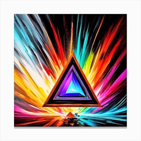 Rainbow Triangle 1 Canvas Print