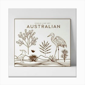 Australian Landscape Canvas Print