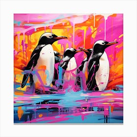 Penguins 6 Canvas Print