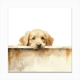 Retriever Golden Canvas Print