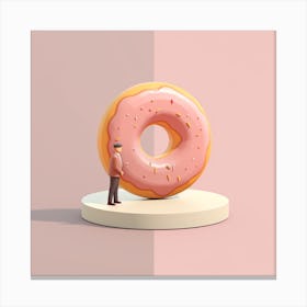 Donut Canvas Print