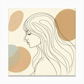 Portrait Of A Woman 26 Canvas Print