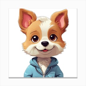 Corgi Dog Canvas Print