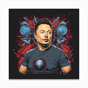 Elon Musk 1 Canvas Print