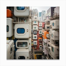 Hong Kong City Canvas Print