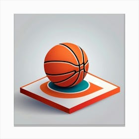 Basketball Ball Canvas Print