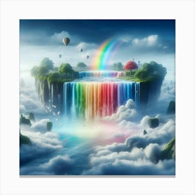 Rainbow Waterfall 3 Canvas Print