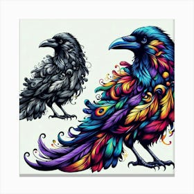 Crows 2 Canvas Print