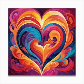 Heart Of Love 2 Canvas Print