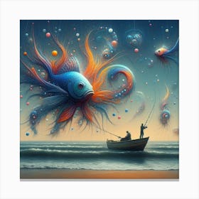 Fish In The Sea Canvas Print