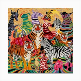 Zoo Animals 1 Canvas Print