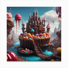 Dessert Kingdom Delight Canvas Print