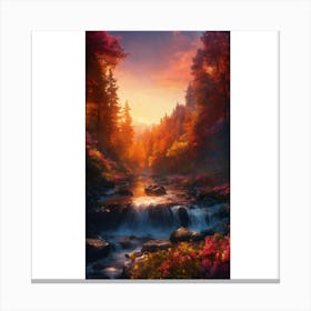 Autumn Forest 18 Canvas Print