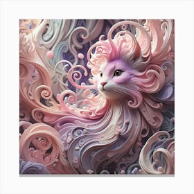 Kaleidoscope Cat Canvas Print