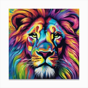 Lion Painting Canvas Print