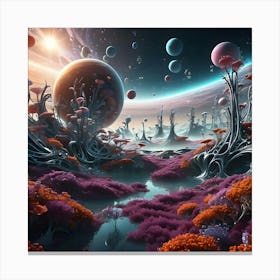 3d Universe 7 Canvas Print