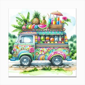 Vw Camper Van Canvas Print