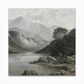 View Of The Loch Ryan Canvas Print