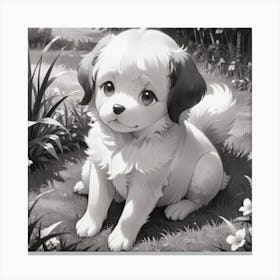 Cute Puppy 1 Canvas Print