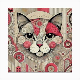 Whisper Street City Cat Canvas Print