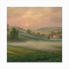 Misty Morning 2 Canvas Print