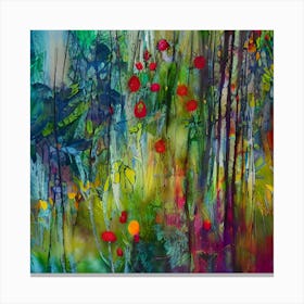 Painted Menagerie Canvas Print