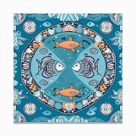 Fishes In The Sea Canvas Print