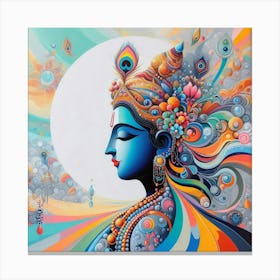 Lord Krishna 12 Canvas Print