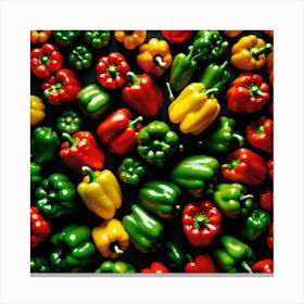 Colorful Peppers 85 Canvas Print