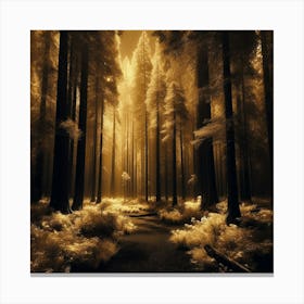 Infrared Forest Canvas Print