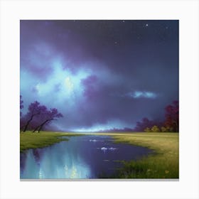 Landscape Painting Canvas Print