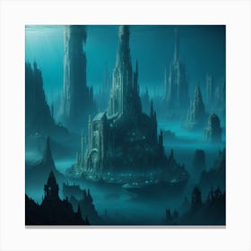 Underwater City Canvas Print