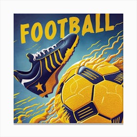 Football Canvas Print