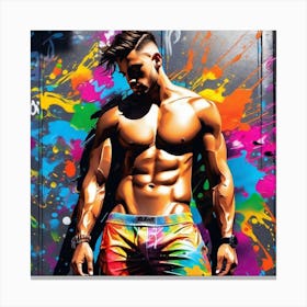 Splatter Painting 33 Canvas Print