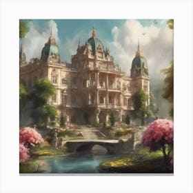 Fairytale Castle 18 Canvas Print